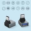 USB 3.0 Female To Type C Male 90 Degree Right Angle Extension Adapter USB C Upward Downward OTG Connector for Laptop