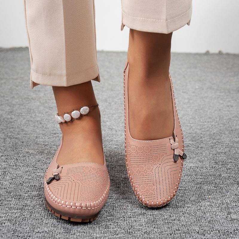 Mocassini Donna Scarpe Casual Moda Autunno 2026 Scarpe Traspiranti in Ecopelle Mocassini Cuciti Calzature Donna Zapatos De Mujer