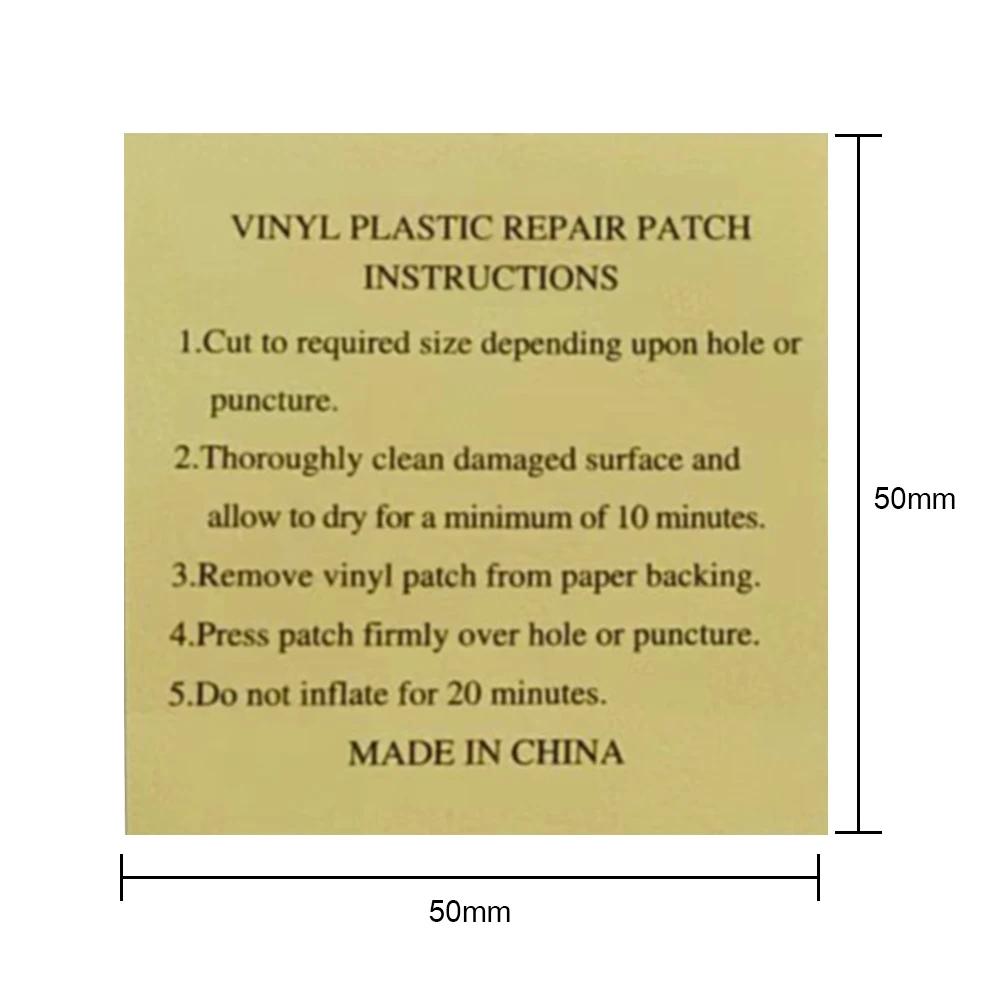 10-1000PCS Pool Patch Repair Kit Sturdy Waterproof Air Mattress Patch Self Adhesive Inflatable Boat Repair Patch Boat Accessory
