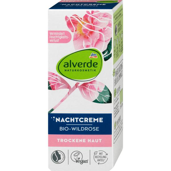 DM Alverde Nature Eco-friendly Wild Rose Night Cream 50ml