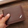 Vintage Pu Leather Wallet Minimalist Purse For Men Money Change Pouch Credit Card Holder Man Birthday Gifts