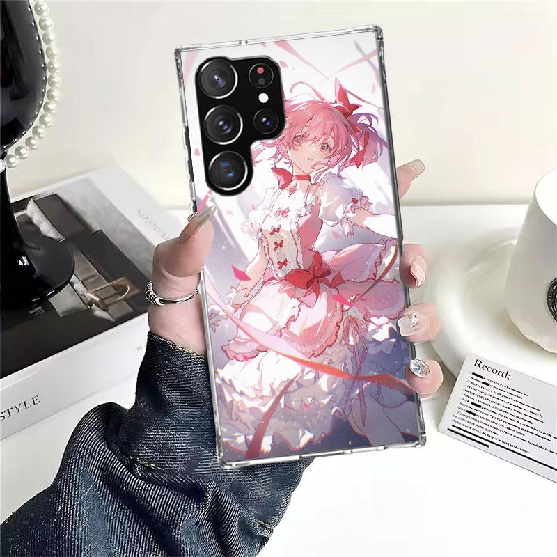 Madoka Magica Anime Soft Phone Case For Samsung Galaxy S22 S23 S24 S25 Edge S26 Ultra S20 FE S21 Plus + Fundas Coque Galaxy S20