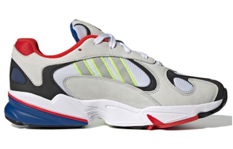 adidas Originals Yung 1 Low Top Casual Dad Shoes Black Red White EH0868