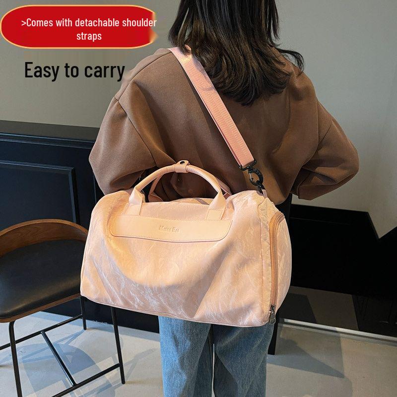 

Unisex Travel Bag: Large Capacity, Dry/Wet Separation, Lightweight for Short Trips, Sports, Yoga, and Fitness.