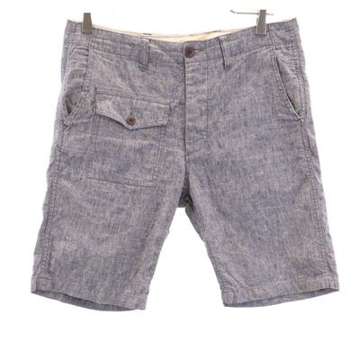 Linen Blend Shorts 36 Gray Women Used