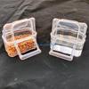 Y3NA Transparent Bird Supplies Bird Cage Feeder Plastic Easy to Use and Clean Durable