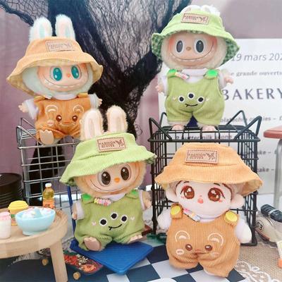 Sevimli 17cm Bebek Takım Elbise Kıyafet Aksesuarları Mini Peluş Bebek İdol Pamuk Bebekler Çocuklar İçin Hediye
