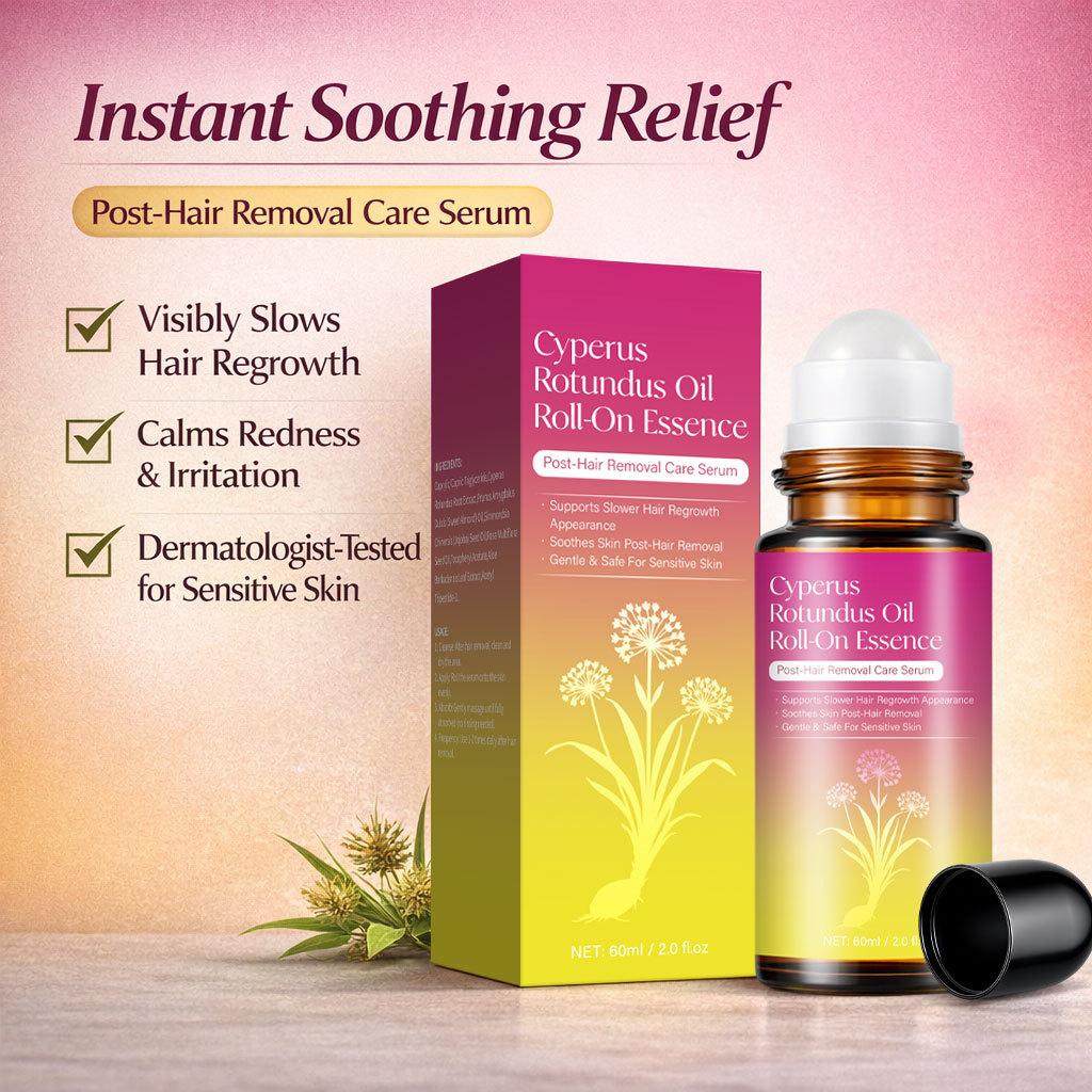 Cyperus Rotundus Oil Rollerball 60ml, Soothing Relaxing Sleep Aid, Natural Plant Essential Oil, Portable Roll-On Design, for Men & Women