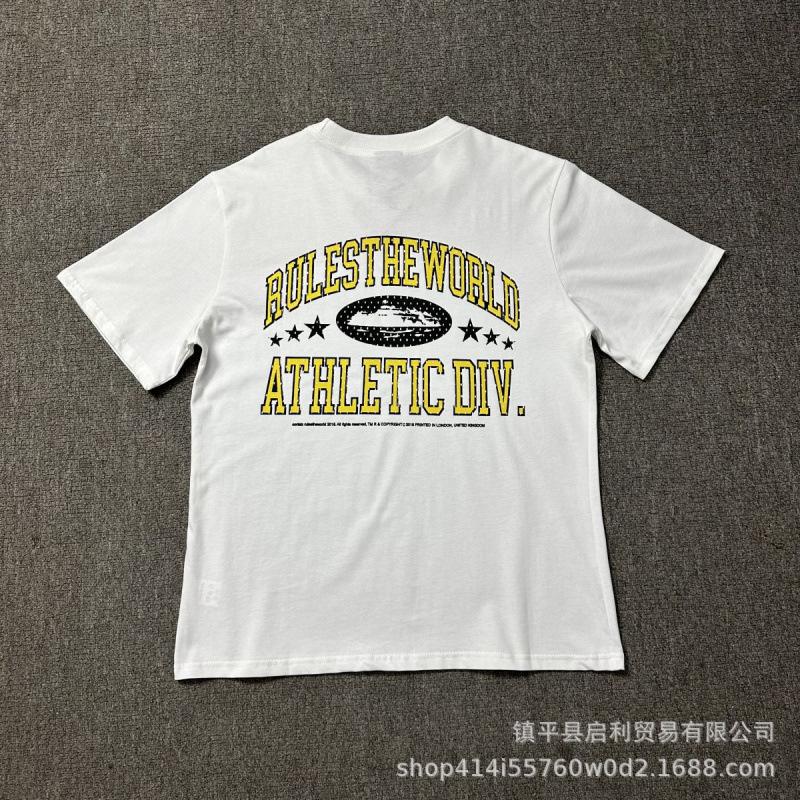 New High Street Corteiz Alcatraz Fun Letter Print Men's and Women's Casual Short Sleeve T-Shirt