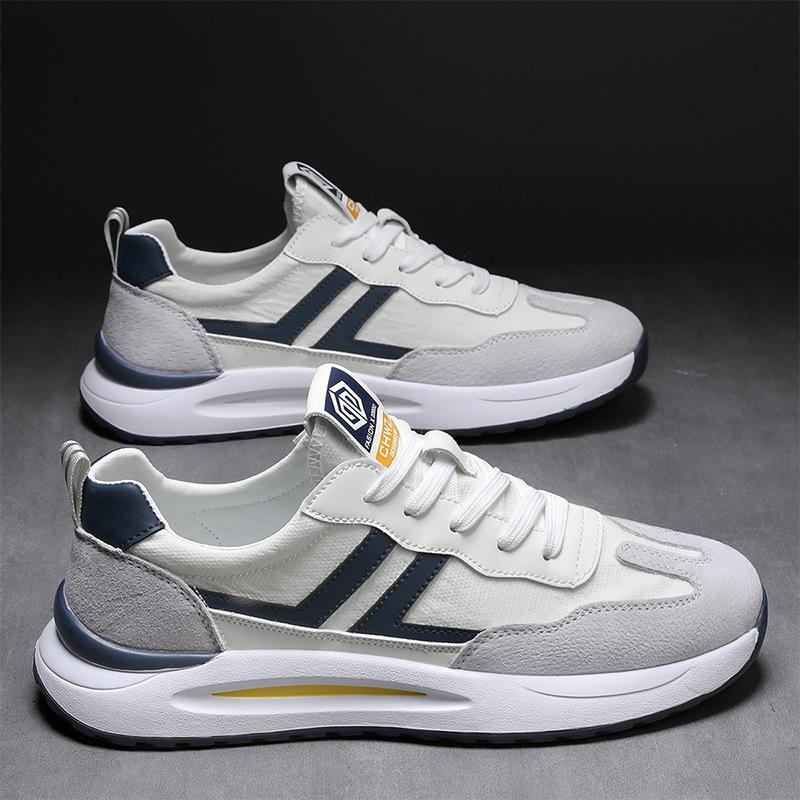 Forrest Gump shoes men's 2025 leather versatile cloth low-top board shoes breathable casual shoes trendy fashion sports shoes men