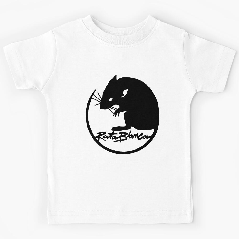 Rata Blanca Spanish Rock Band - Black Version Kids T-Shirt 150
