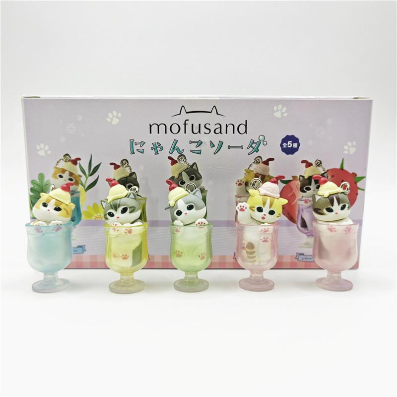 

Коллекционная ПВХ фигурка Мофусанд, тематический напиток, модель, декор для стола, для взрослых