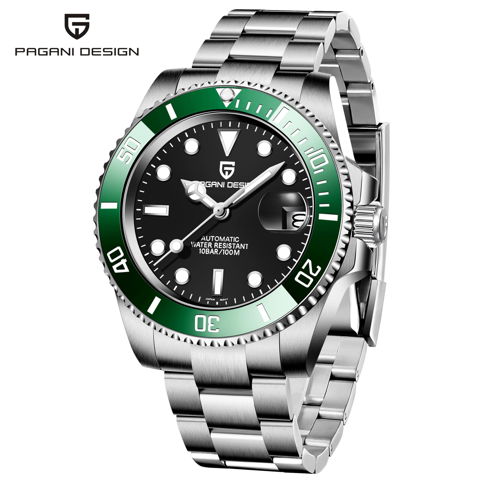 

Pagani Design PD1661 Men s Automatic Mechanical Business Watch Miyota 8215 Movement