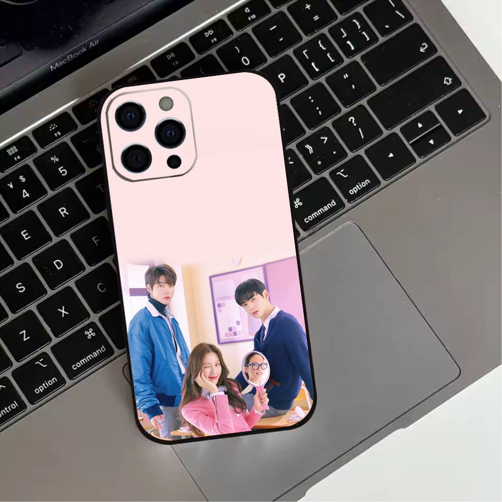 Funda para Teléfono T-TV Drama T-True B-Beauty Para iPhone 17,16,15,14,13,12,11 Plus,Pro Max,XS,Funda Negra de Silicona Suave