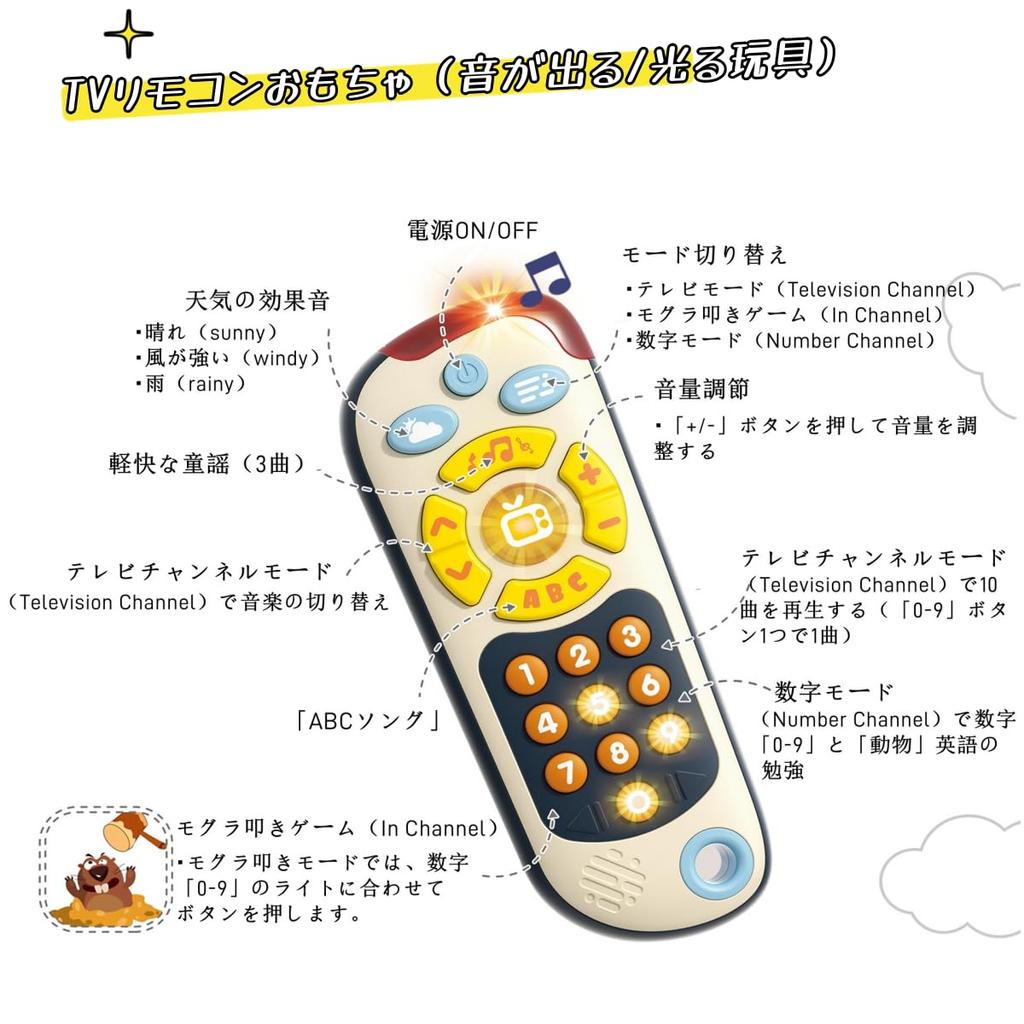 Baby Toy Educational Toy Rattle Rattle for 0 Years 1 Year 2 Years Old Remote Control and Car Teething Toy Educational Toy KeyAngel Montessori