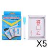 5x27 Pieces Double Sided Educational Arithmetic Flash Cards with Erasable Pen Multiplication