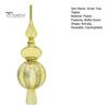 Topper per albero di Natale Topper per albero di Natale glitterato Topper per bottiglia antiscivolo a forma di zucca Decorazione per albero di Natale Crea atmosfera Decorazioni per feste