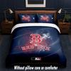 Boston Red Sox Design Bed Bedding Set 1 Duvet Cover + 2 Pillowcases Soft Breathable Household Bed Linens