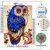 Diamond Painting Animal Owl Embroidery Cross Stitch Rhinestone Home Decor