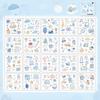 Four Seasons Theme PET Sticker Book for DIY Journal Decoration Waterproof Sticker for Creative Handcraft Lover