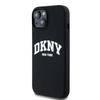 Dkny Dkhmp15Ssnyach Iphone 15 / 14 / 136.1 Czarny/Black Hardcase Liquid Silicone White Printed Logo Magsafe