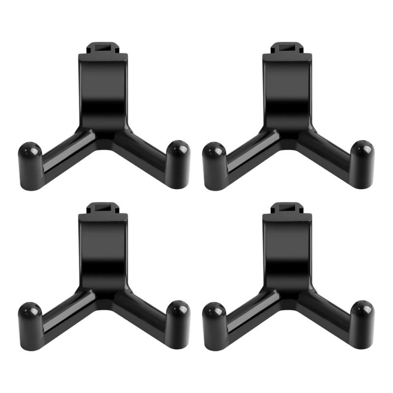 

Slip Resistant Utility Hook Organizers ABS Plastic Garage Organization Accessories Quick Installation Hanger чорний