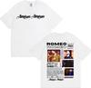 Rapper Romeo Anthony Santos Tour 2026 Merch Tshirts Unisex Women Fashion Hip Hop Street T Shirt Cotton Casual High Quality Tshirt