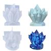Iceberg Shape Flower Cluster Candle Silicone Mold European Style 3D Molds for Candle Making Ice Soap Resin Mould Demold Nonstick