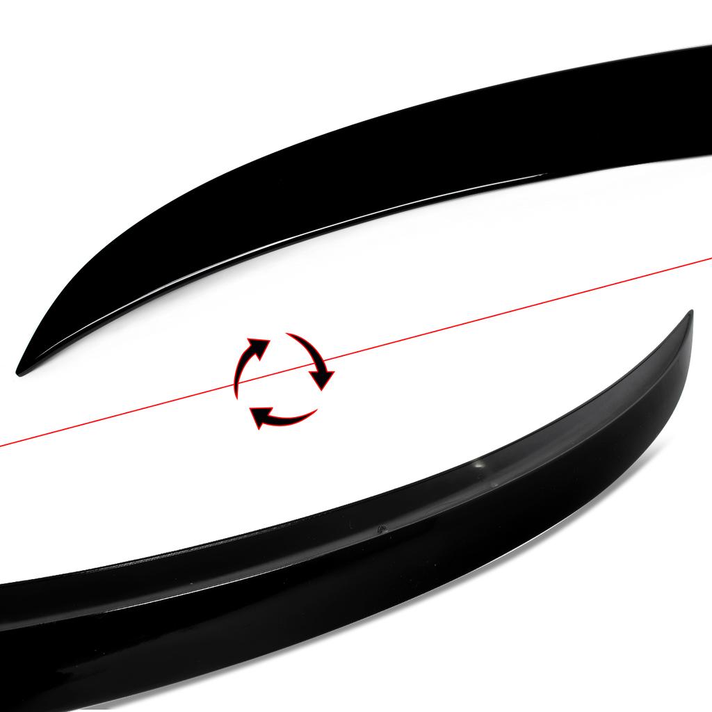 New Black Rear Trunk Spoiler Wing Lip For 2016-2022 Mercedes Benz GLC Coupe C253