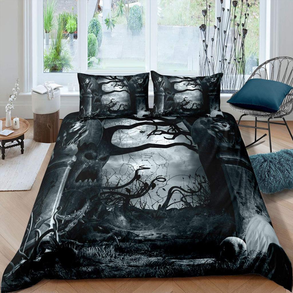 Raven Duvet Covers For Boys Men Quilt Covers Queen Size Lightweight Down Bedroom Decor 2 Pillowcases 1 Duvet Cover No Comforter