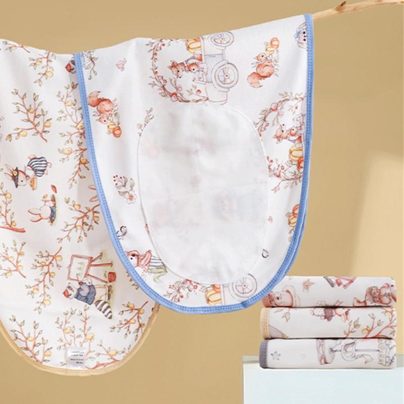 Baby Pucktücher Decke Atmungsaktiver Baumwollstoff Bequemes Wickeltuch zur Beruhigung von Neugeborenen im Alter von 0 bis 3 Monaten