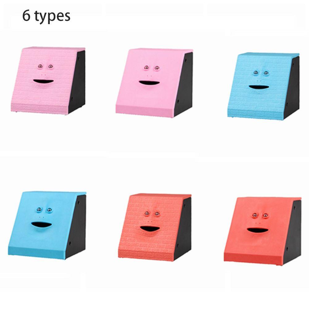 Eating Coin Plastic Cute Home Decoration Creative Automatic Piggy Banks Money Safe Box Face Bank Coin Box