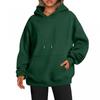 Übergroßer Kapuzenpullover mit tief angesetzten Schultern Damen Dick Casual Streetwear Langarm Lockerer Schnitt