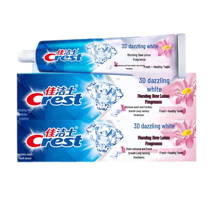 Crest 3D White Morning Dew Lotus Toothpaste