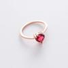 Korean New Exquisite Crystal Temperament Ring Sweet French Elegant Flower Opening Ring Female Jewelry