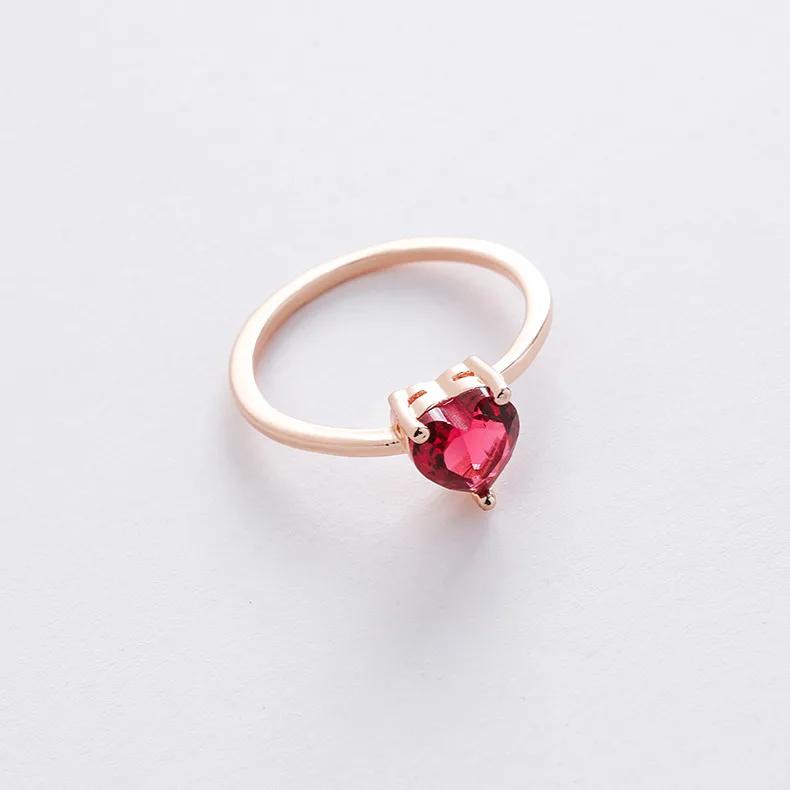 Korean New Exquisite Crystal Temperament Ring Sweet French Elegant Flower Opening Ring Female Jewelry