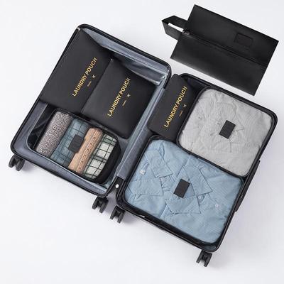 Set Organizer da Viaggio in Tessuto Oxford a 7 Pezzi per Vestiti e Biancheria Intima