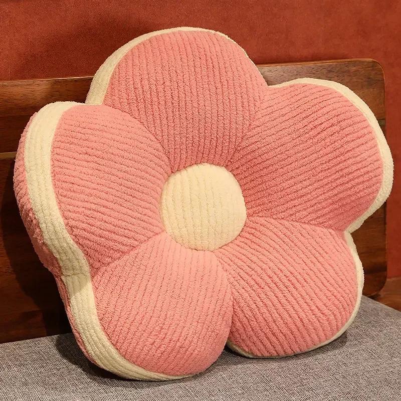 

Sunflower Sofa Office Lumbar Decorative Seat Cushion Daisy Chair Cushion Room Decor Color Back Cushion Sofa Pillow Home Decor 40x45cm рожевий
