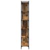 Vintage Wood Bookshelf 76 x 32 x 192 cm Engineered Wood