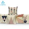 Nordic Style Pink Geometric Animals Deer Bear Pillow Cover Decoratives Case Sofa Home Cushion Cover For Living Room Almofadas