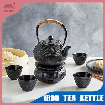 Japanese Cast Iron Tea Teapot Boiling Water Teapot Kettle for Oolong Kung Fu Puer Tea Outdoor Kettle with Filter Kitchen Teaware
