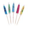 Holidays Wood Cocktail Picks 50pcs Paper Umbrellas Toothpick Drinks Sticks Parasols