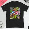 Puerto Rico Shirt Boricua Shirt Tylenol Frog Tshirt Short Sleeve Puerto Rico Flag Cotton Shirts Symbol Unisex Clothing Tee Top