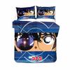 Anime Detective Conan Shinichi Bedding Set Boys Girls Twin Queen Size Duvet Cover Pillowcase Bed Boys Adult