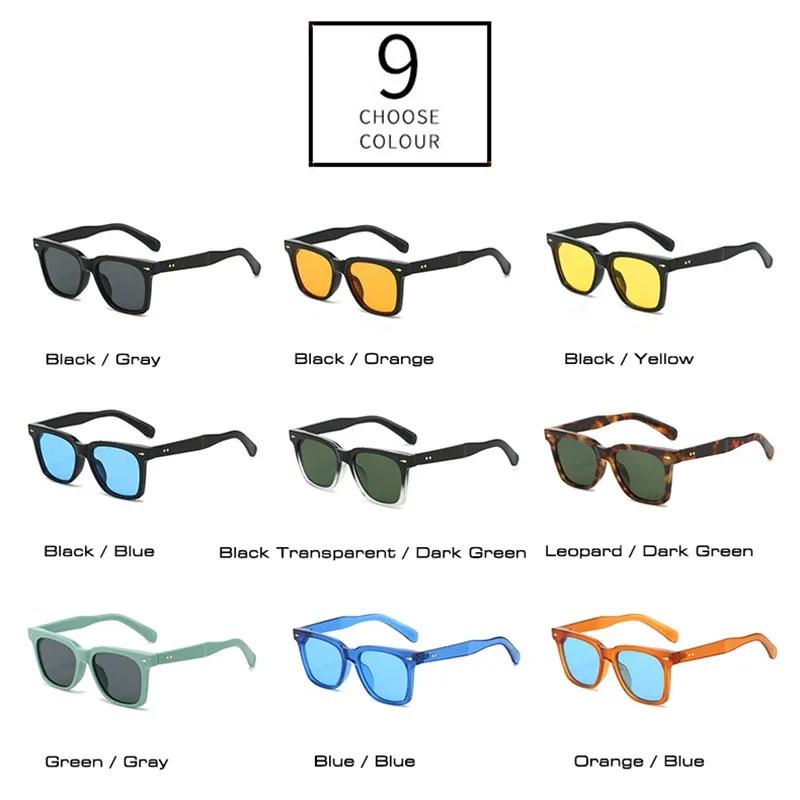  Fashion Square Women Men Gradient Blue Sunglasses Shades UV400