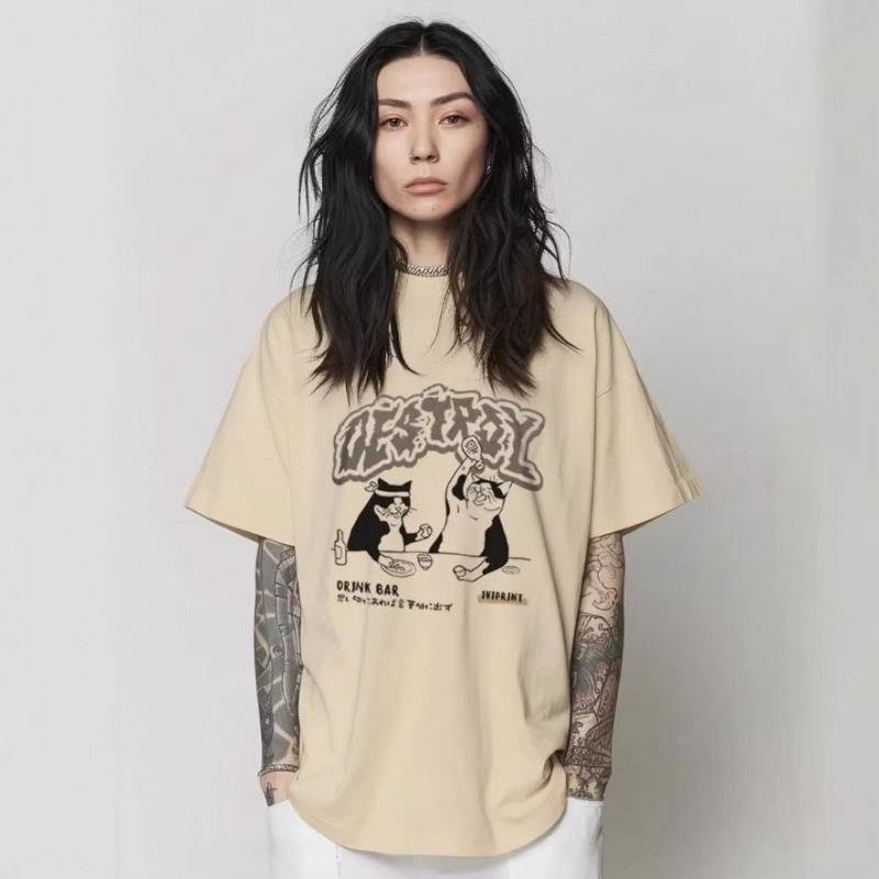 Vintage Faded American Loose Fit Tee S
