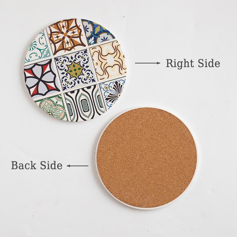 HeMu Coffee Coaster Absorbent Coaster Diatom Mud Nordic Ins Wind Insulation Coaster Tea Cup Ceramic Cup Coaster