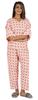 Phagun Women Loungewear 2Pcs Pajama Set Sleepwear Top & Pajama Asian