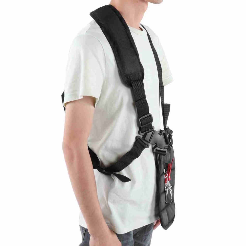 Nylon Trimmer Shoulder Strap Black Lawn Mower Belt Durable Brush Cutter Harness