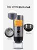 Rechargeable Portable Electric Coffee Maker - Automatic Pump & Heating for Outdoor Use with Capsules